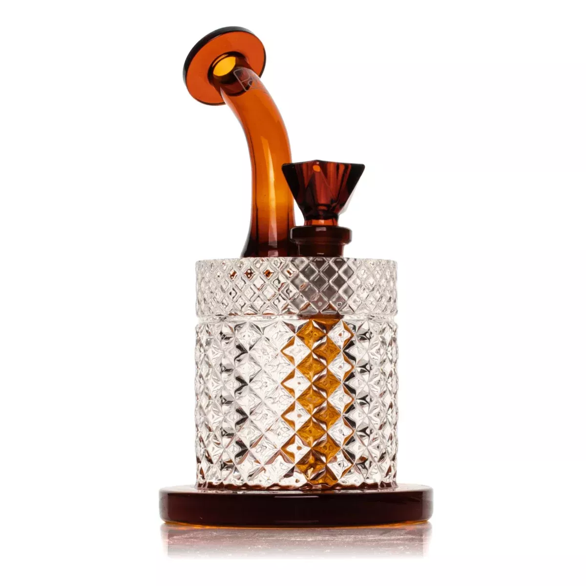 Jane West 7.5" Twenties Collection Bubbler: A Graceful Companion to the Curó Experience