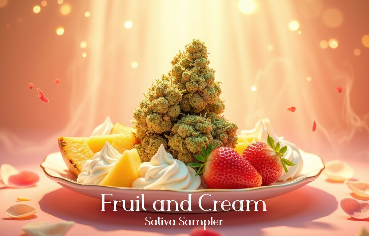 🍍🍦3.5g Fruit & Cream Sativa Sampler
